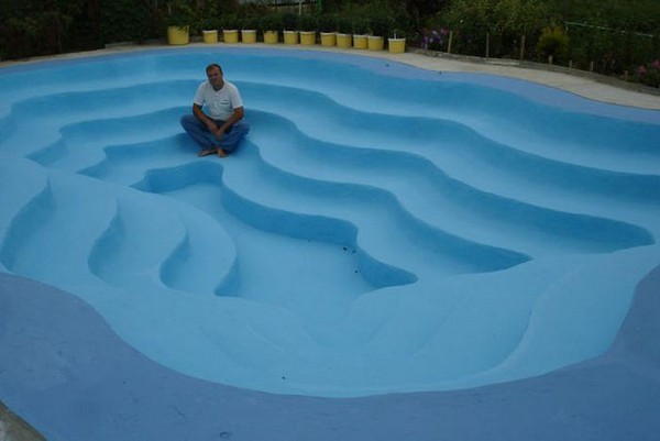 самодельный бассейн на даче фото