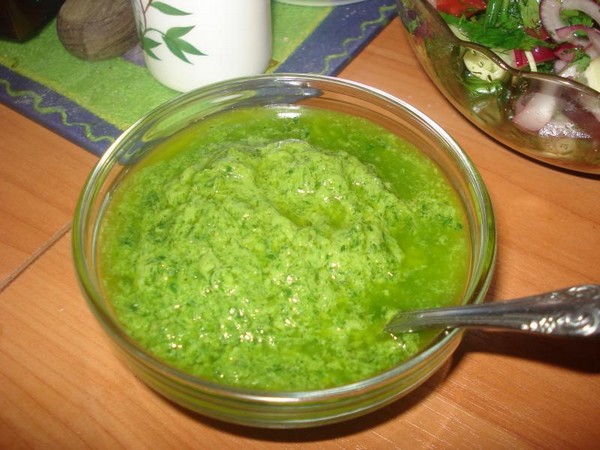 Зеленый соус