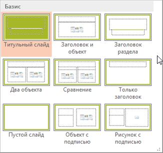 Макеты слайдов в PowerPoint